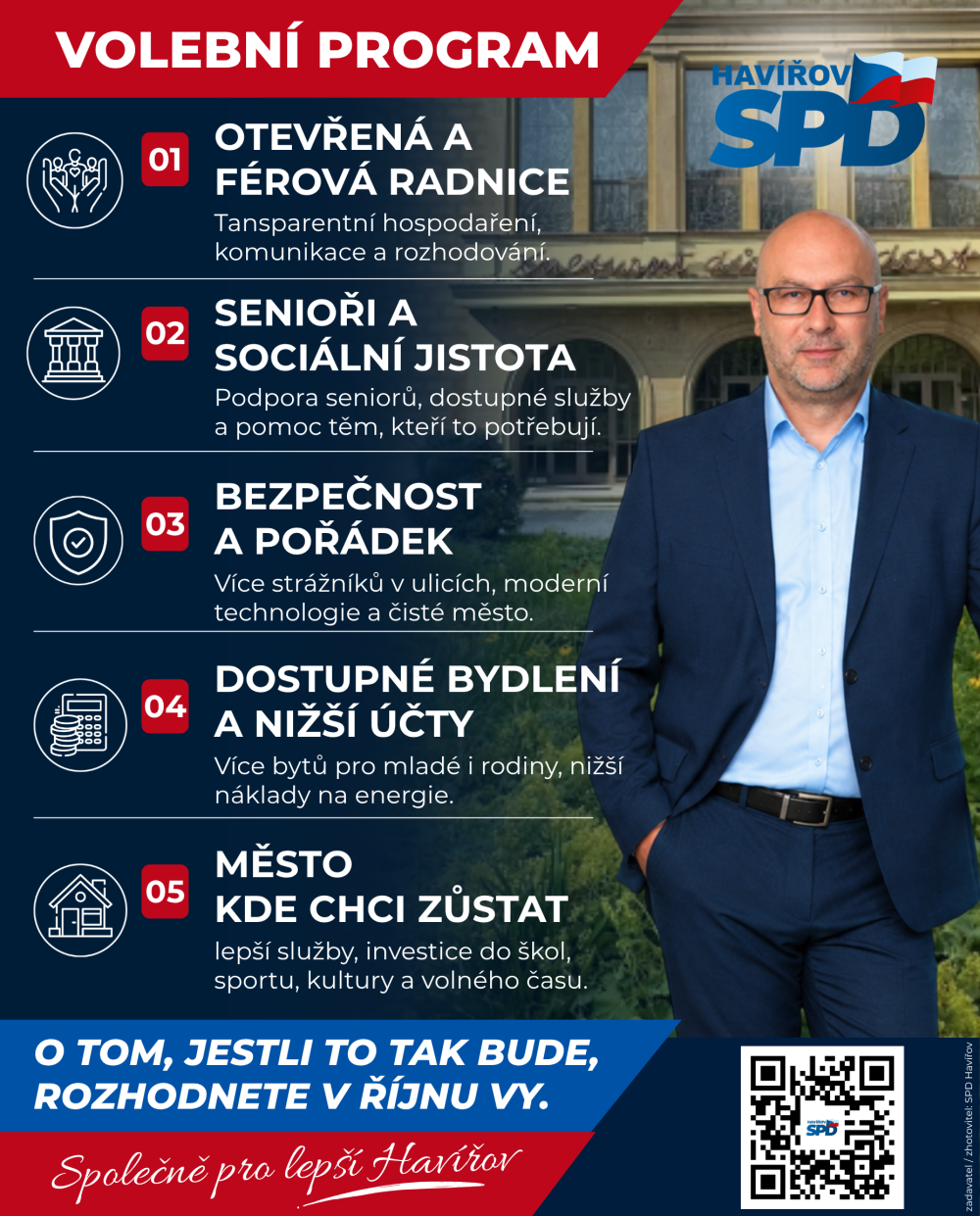 Pět slibů, se kterými jdeme do voleb